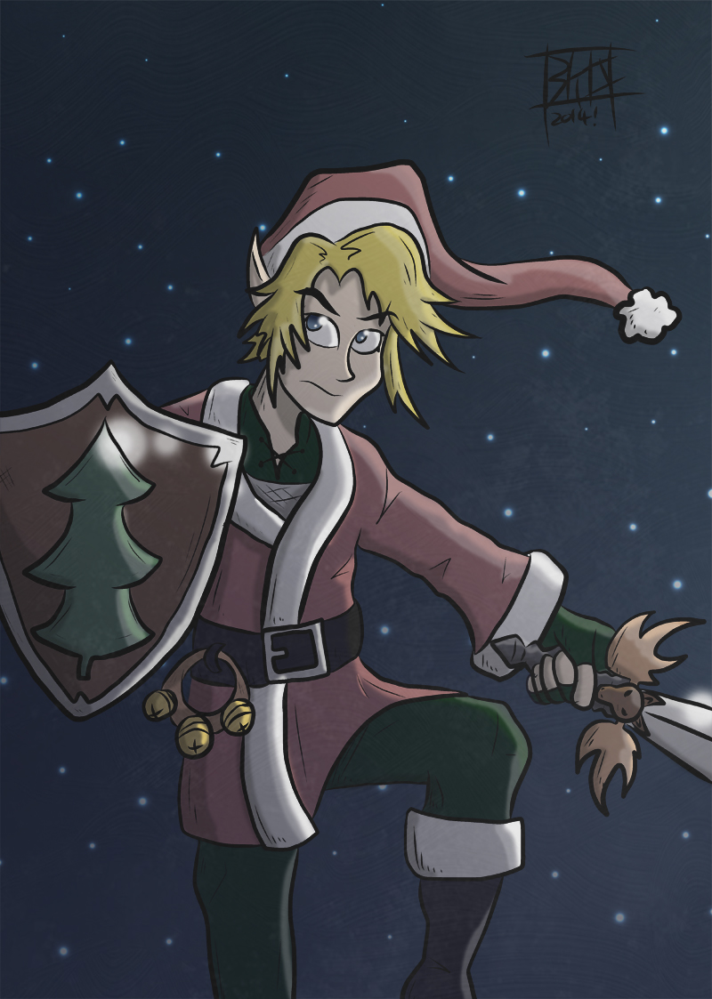 Christmas 2014:  Link – Santa Suit